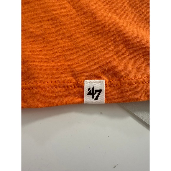 47 Brand Chicago Bears NFL Orange Women's Soft Tee Shirt Large NEW - Picture 6 of 9